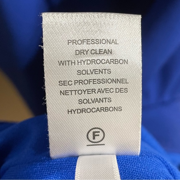 Royal blue Calvin Klein lined and fitted zip up dress size 10 in great condition - Picture 8 of 8